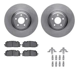R1 Concepts WFWH1-73092 E- Line Series Brake Rotor W/ Ceramic Brake Pads & Hdw